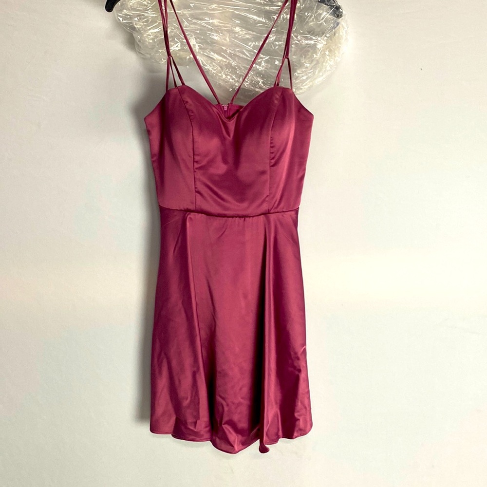 Purple B Darlin mini dress